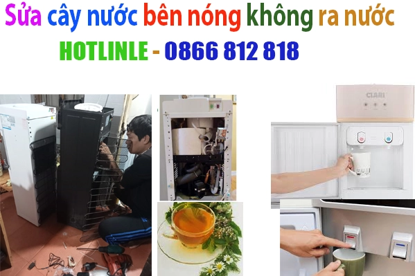 sửa cây nước nước bên nóng không ra nước