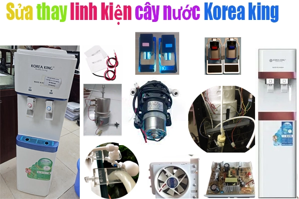 sửa cây nước Korea king không bơm nước, tắc nước