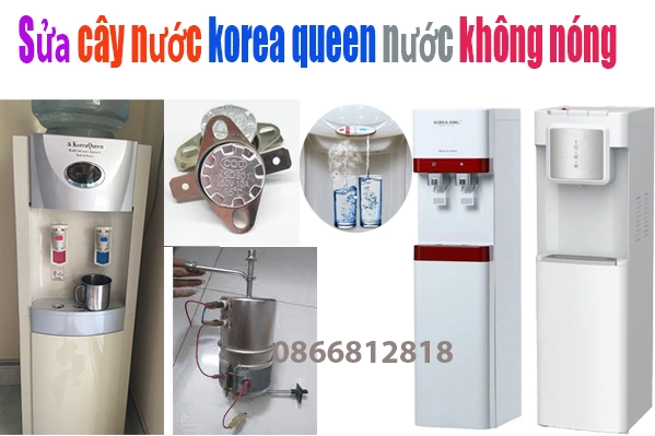 sửa cây nước korea quên nước ra không nóng