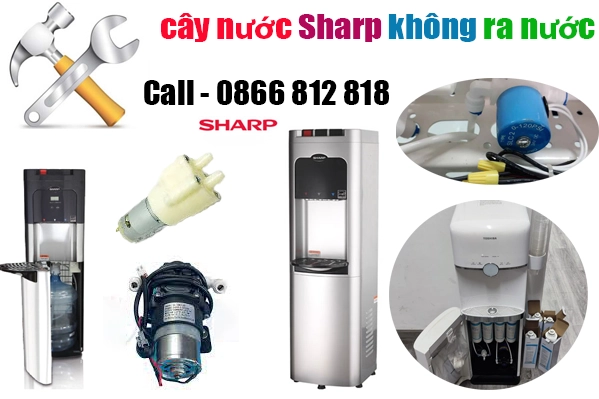 vì sao cây nước sharp không ra nước