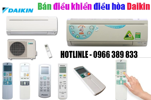 bán điều khiển điều hòa Daikin chính hãng