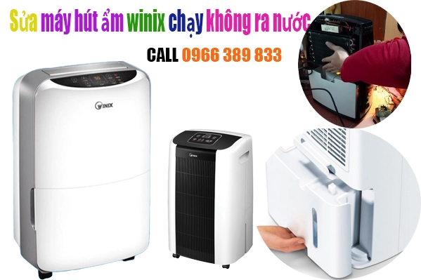 sửa máy hút ẩm winix không ra nước