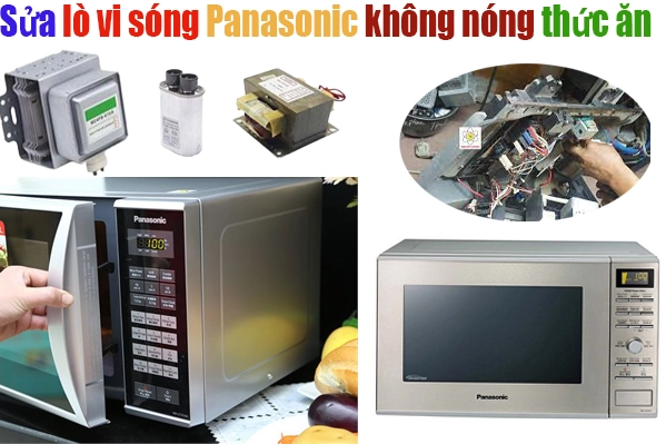 sửa lò vi sóng Panasonic đèn sáng csw ăn không nóng