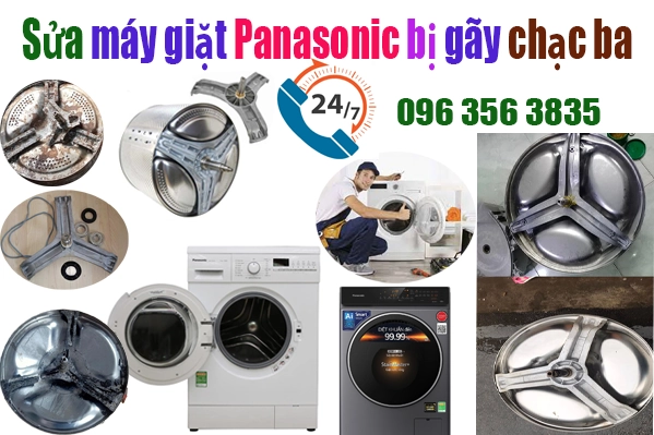 Sửa máy giặt Panasonic bị gãy chạc ba tại hà nội