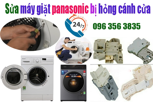 Sửa Máy Giặt PANASONIC Không Mở Cửa, Bị Gãy Tay Nắm Cửa