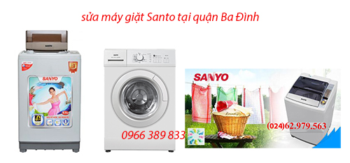 sửa máy giặt Sanyo tại quận Ba Đình