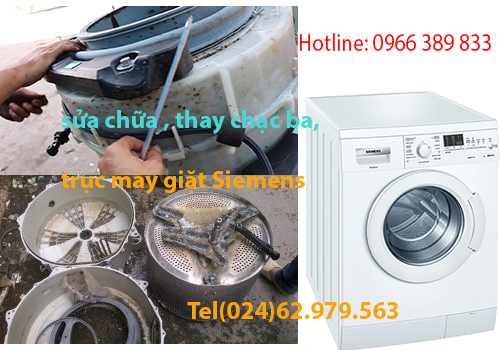sửa máy giặt Siemens bị hỏng ba trạc, trục lòng máy giặt