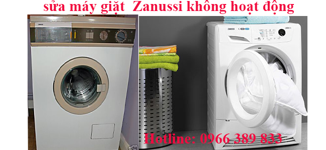sửa máy giặt zanussi không hoạt động