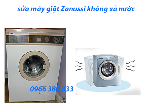 sửa máy giặt Zanussi không xả nước