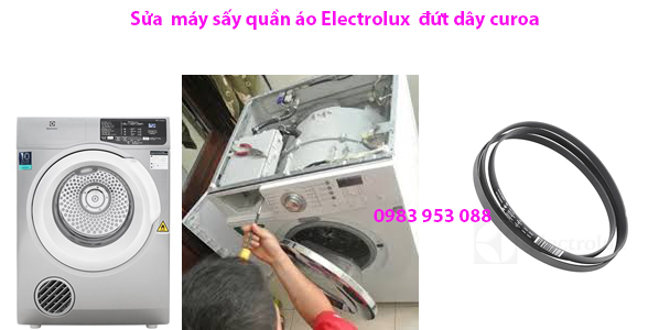 Sửa Máy Sấy Electrolux Đứt Dây Curoa Ở Hà Nội