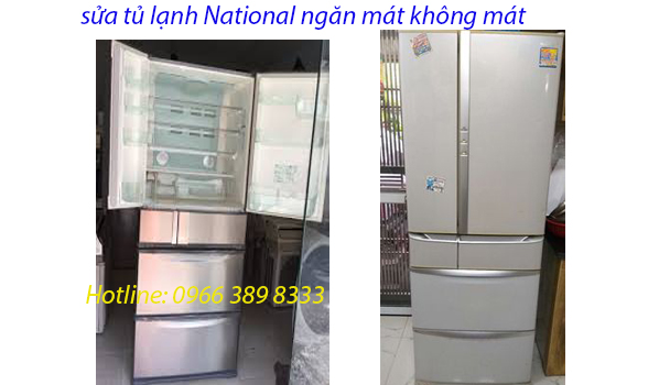 sửa tủ lạnh National ngăn mát không mát