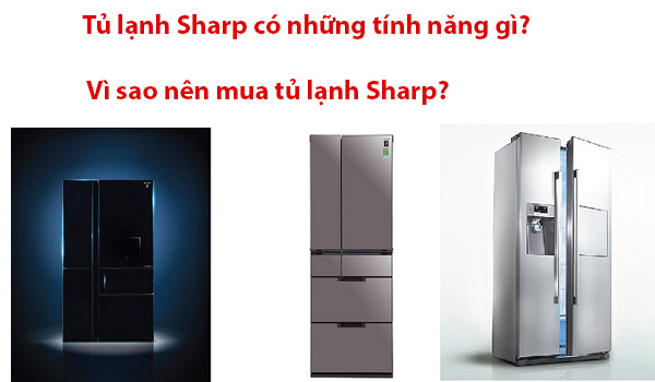 Tủ lạnh Sharp có những tính năng gì? Vì sao nên mua tủ lạnh Sharp?