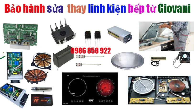 sửa bếp từ Giovani tại khu vực Long Biên
