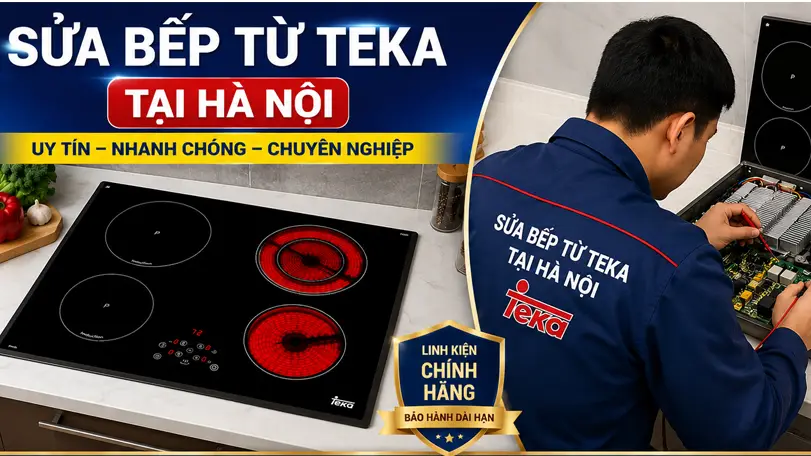 sửa bếp từ teka bị lỗi, báo lỗi tại nhà