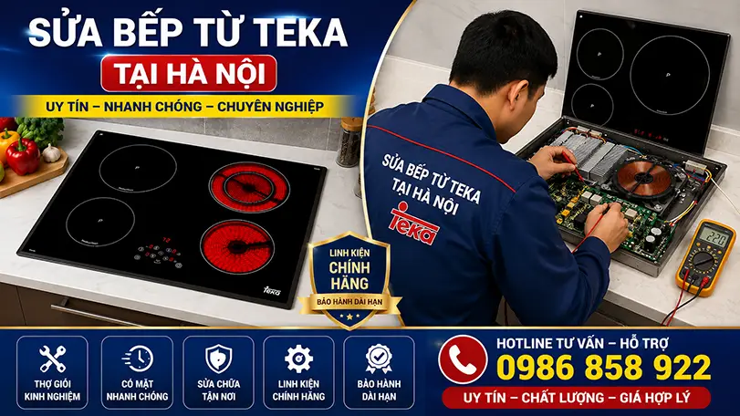 sửa bếp từ teka tại hà nội