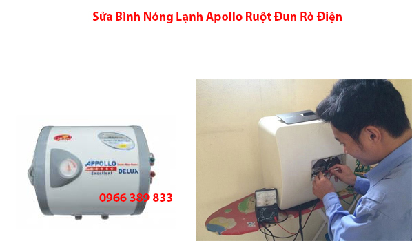 Sửa Bình Nóng Lạnh Apollo Ruột Đun Rò Điện