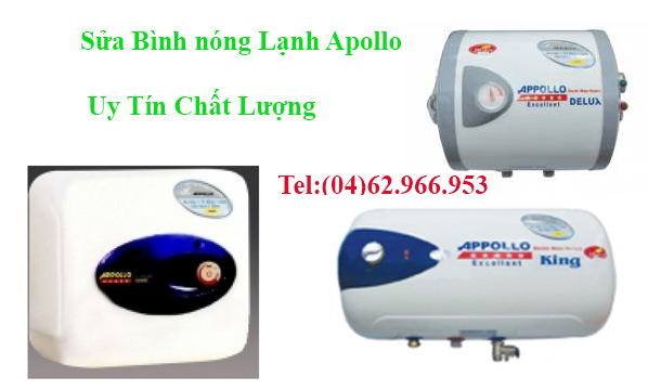 sua binh nong lanh apollo nuoc ra khong nong