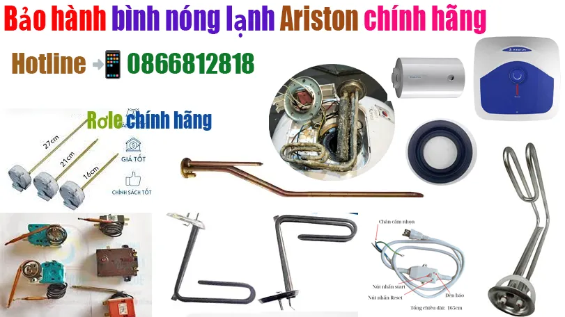 bán linh kiện chính hãng cho bình nóng lạnh Ariston