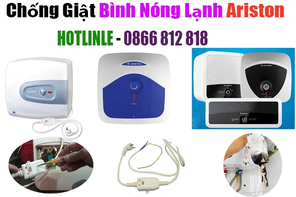 lắp thay dây chống giật bình nóng lạnh Ariston chính hãng