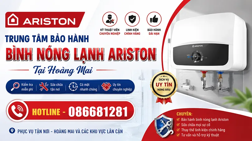 trung tâm bảo hành bình nóng lạnh Ariston tại phuong hoàng mai