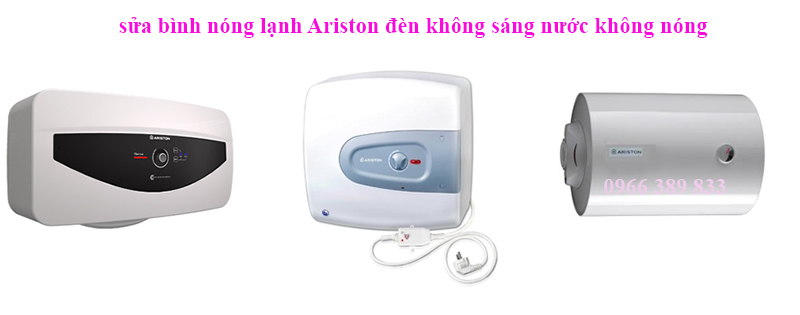 sua binh nong lanh ariston khong sang den nuoc ra khong nong