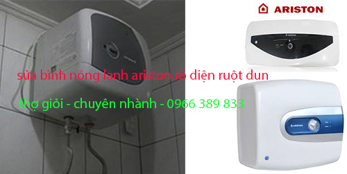 sửa bình nóng lạnh Ariston rò điện ruột đun