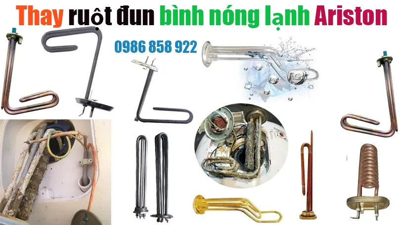 Thay ruột đun bình nóng lạnh Ariston tại Hà Nội