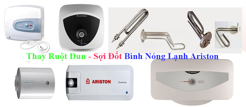 thay ruot dung soi dot binh nong lanh ariston