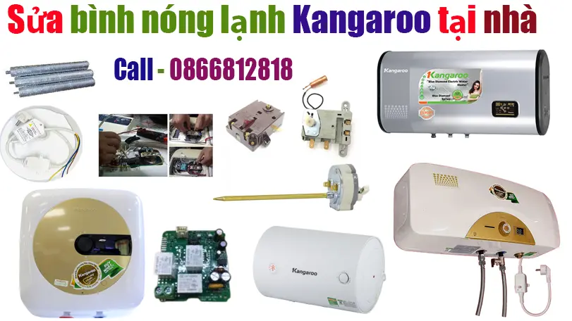 sửa bình nóng lạnh Kangaroo tại nhà