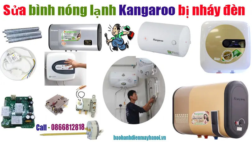  Sửa Bình Nóng Lạnh Kangaroo Nháy Đèn