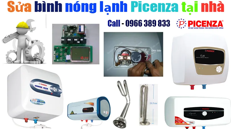 sửa bình nóng lạnh Picenza tại nhà
