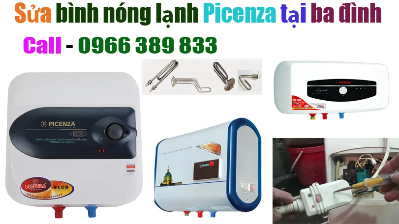 sửa bình nóng lạnh Picenza tại quận ba đình
