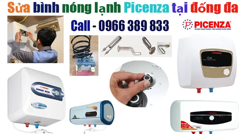 sửa bình nóng lạnh picenza tại khu vực đống đa
