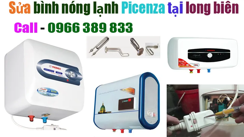 sửa bình nóng lạnh picenza tại long biên