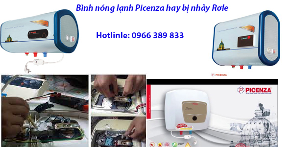 sửa bình nóng lạnh Picenza bị hỏng role nhiệt
