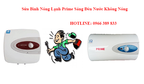 Sửa Bình Nóng Lạnh Prime Sáng Đèn Nước Không Nóng