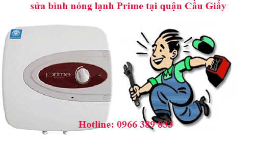 sửa bình nóng lạnh prime tại quận cầu giấy