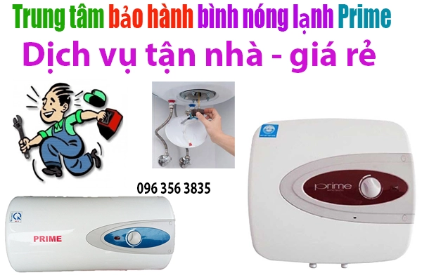 trung tâm bảo hành bình nóng lạnh prime tại hà nội