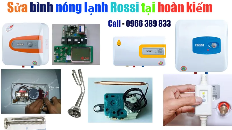 sửa bình nóng lạnh Rossi tại khu vực hoàn kiếm