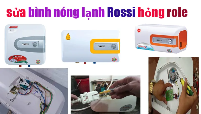 thay role bình nóng lạnh Rossi tại hà nội