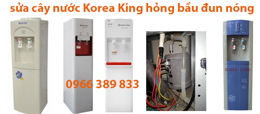 sửa cây nưc[s korea king hỏng bầu đun nóng