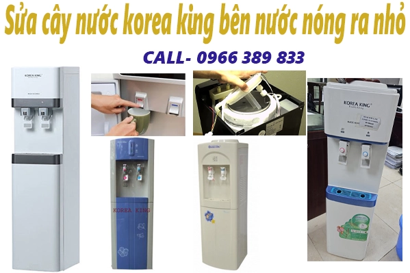 sửa cây nước nóng lạnh Korea king nước bên nóng ra nhỏ