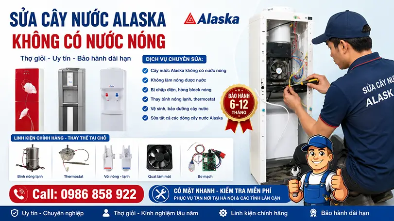 sua-cay-nuoc-alaska-khong-co-nuoc-nong