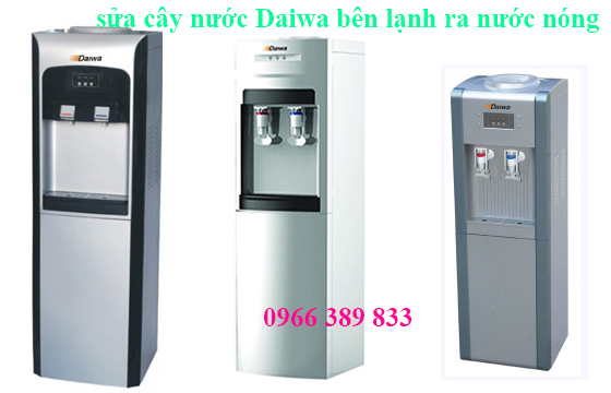 sửa cây nước Daiwa nước bên lạnh ra nóng