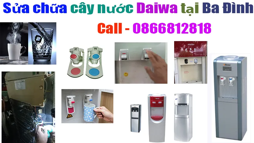 sửa cây nước nóng lạnh daiwa tại ba đình