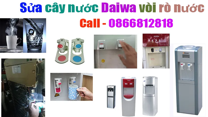 sửa cây nước Daiwa vòi rò nước tại hà nội