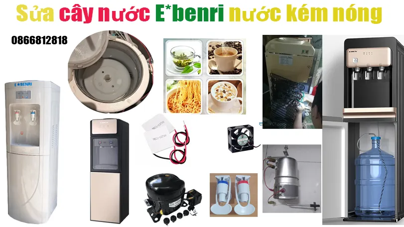 sửa cây nước e*beenri nước ra kém nóng