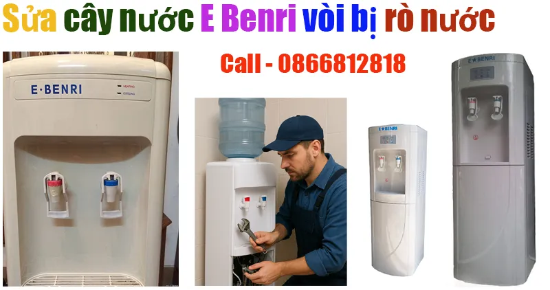 sửa cây nước nóng lạnh E*Benri vòi rò nước chảy nước