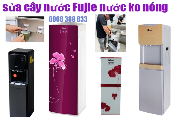 sửa cây nước nóng lạnh Fujie nước ra không nóng