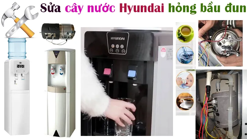 sửa cây nướcHyundai hỏng bầu đun tại hà nội